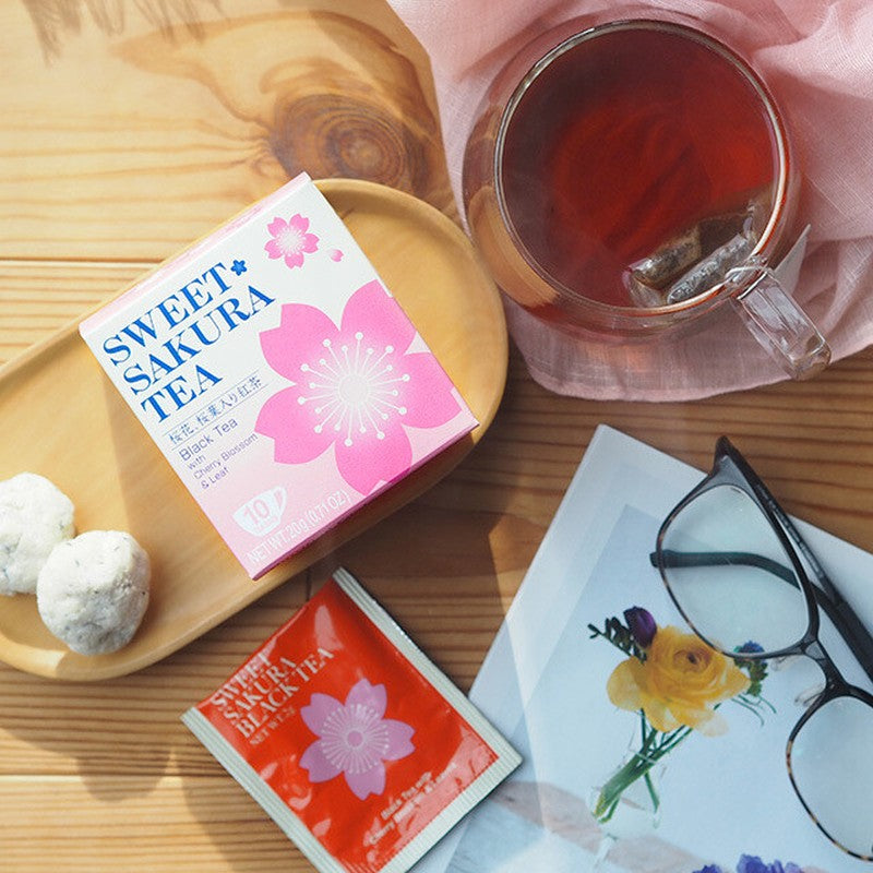 [Cherry Blossom-Scented Black Tea] Sweet Sakura Tea (2g/10 tea bags)
