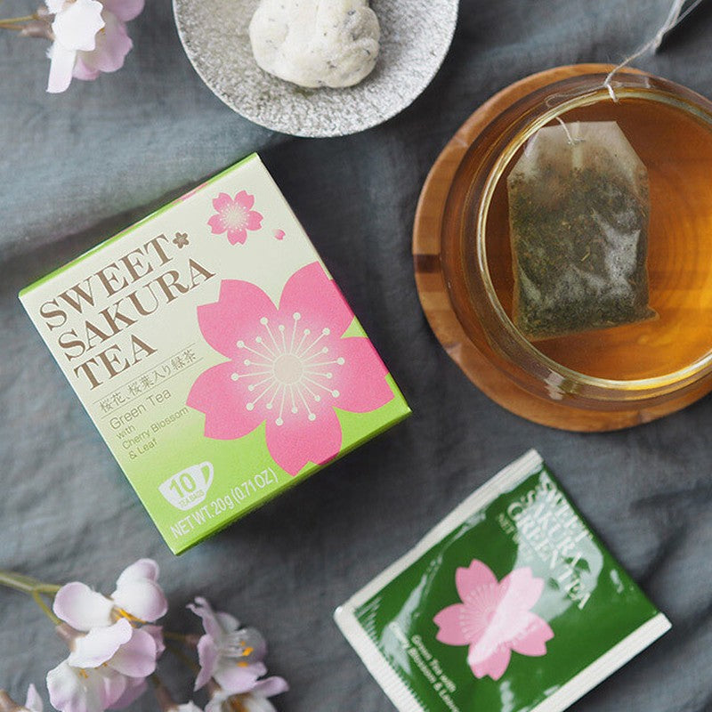 [Sakura-scented Green Tea] Sweet Sakura Tea Green Tea (2g/tea bag, 10 tea bags)