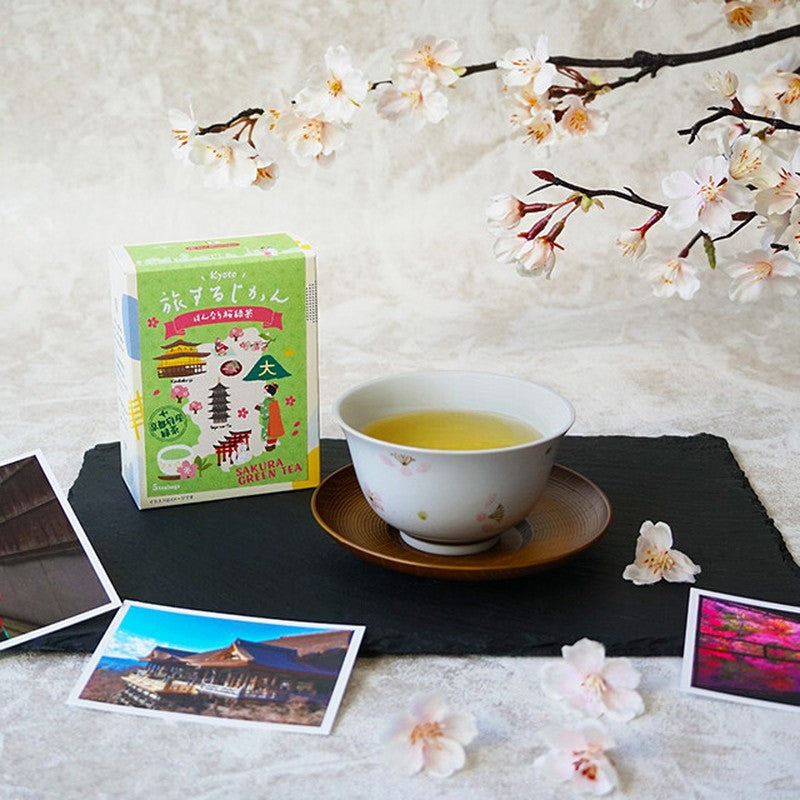 [Tea Boutique] Travel Time Hannari Sakura Green Tea (1.8g/5 tea bags)