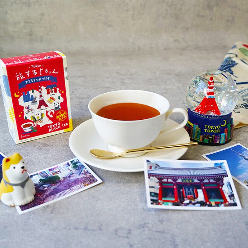 [Tea Boutique] Travel Time: Japanese Black Tea Grown in Tokyo (1.2g/5 tea bags)