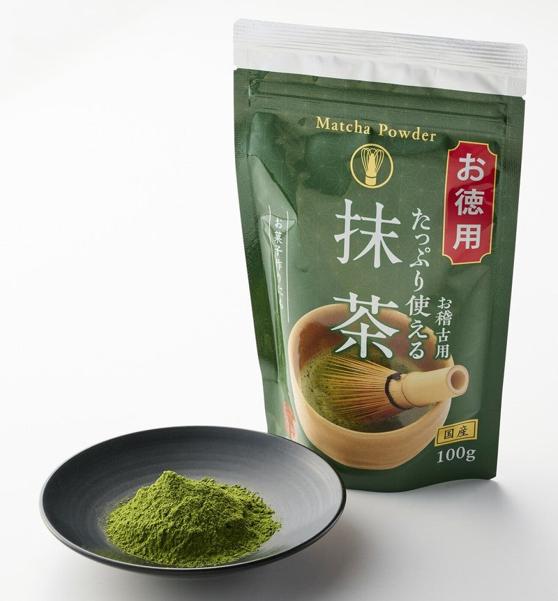 Tsuboichi Seicha Honpo Matcha Tea for Practice, 100g, 1 Set (12 Teas)