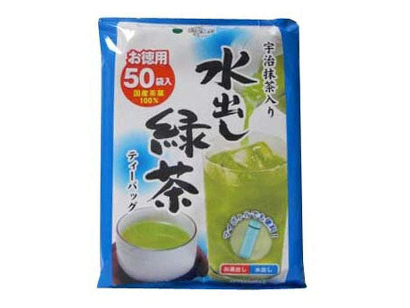 Kunitaro Uji Matcha Cold Brew Green Tea, 3.5x50 Tea Bags x12