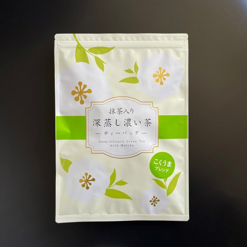 Mizutama Farm Tea Factory's Deep-Steamed Rich Tea with Matcha, Rich and Delicious Blend, 2.5g x 100 bags