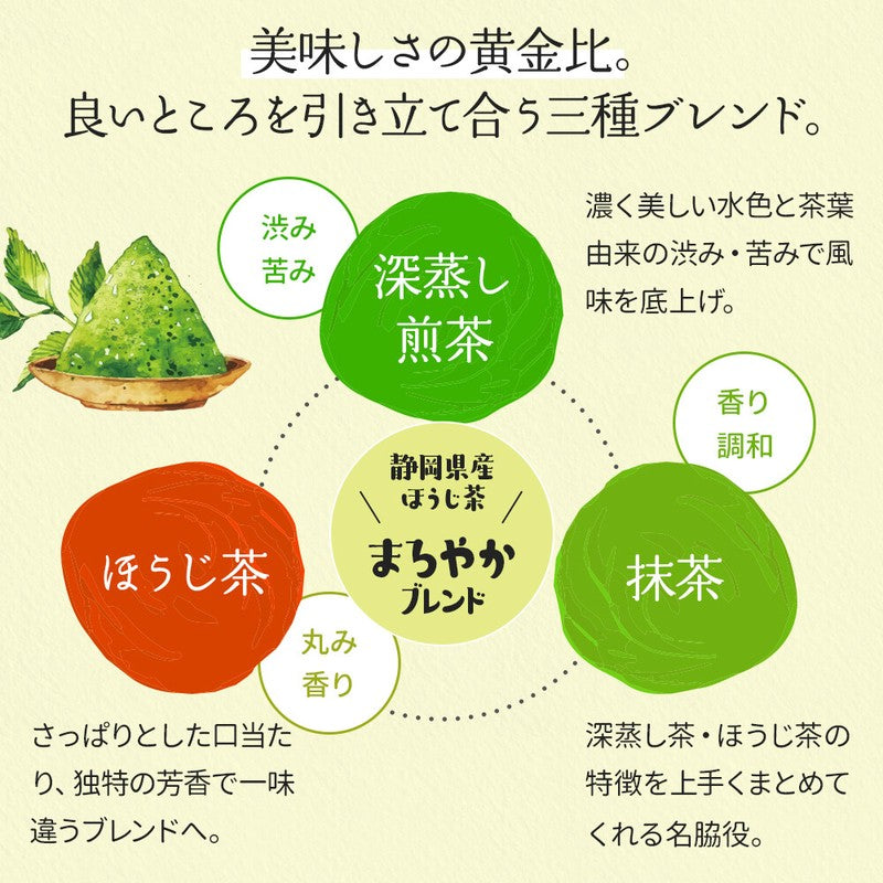 Mizutama Farm Tea Factory's Deep-Steamed Strong Tea with Matcha, Mellow Blend, 2.5g x 100 Tea Bags