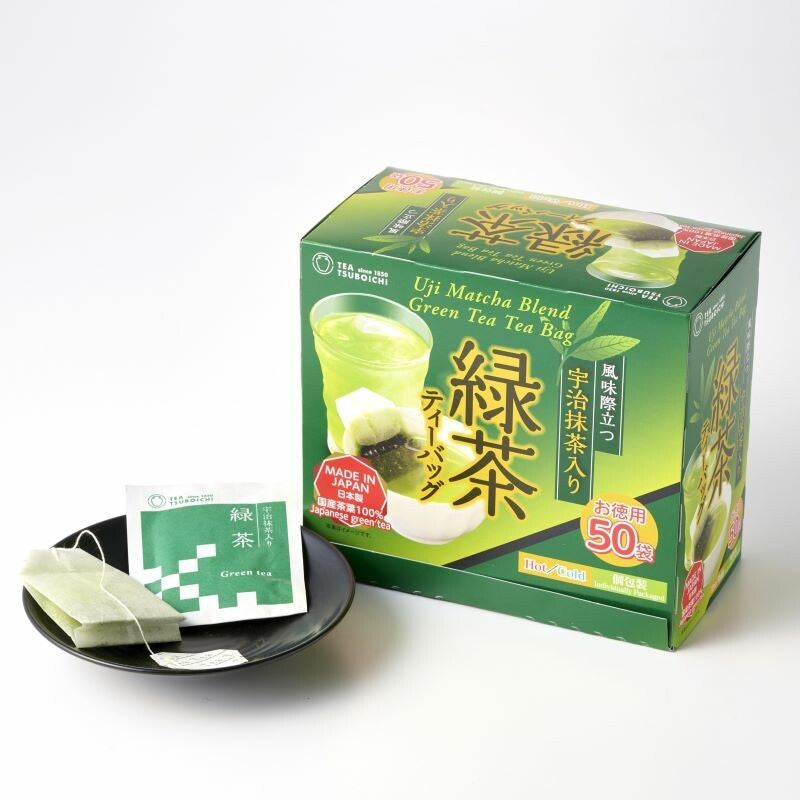 Tsuboichi Seicha Honpo Uji Matcha Green Tea Tea Bags, 1.8g x 50p x 12 bags
