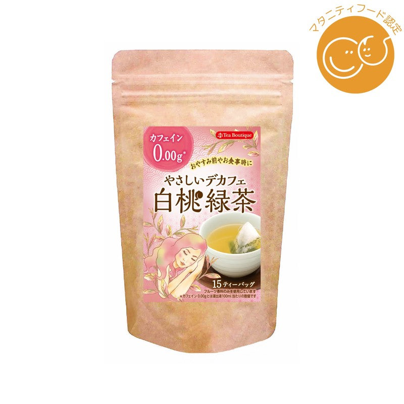 Japan Green Tea Center Gentle Decaf White Peach Green Tea 18g
