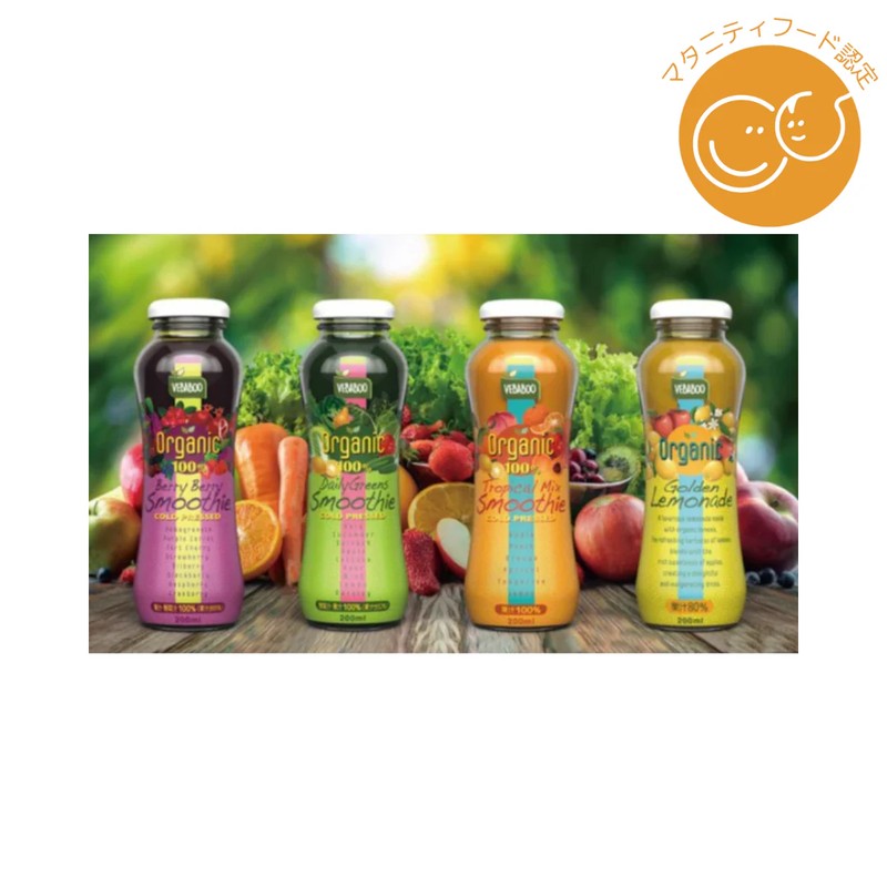 Wondalicious Japan Co., Ltd. VEBABOO Smoothie & Lemonade 4-Pack, 960g