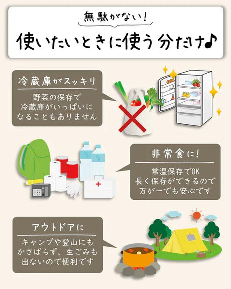 LifeAvail Co., Ltd. Rif Kobo 5 Kinds of Dried Vegetables, Specializing in Kyushu Vegetables and Shiitake Mushrooms, 200g
