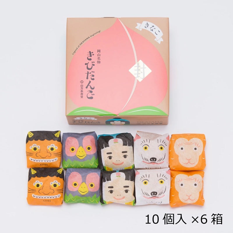 Yamagata Eijudo Kinako Kibi Dango (6 Boxes)