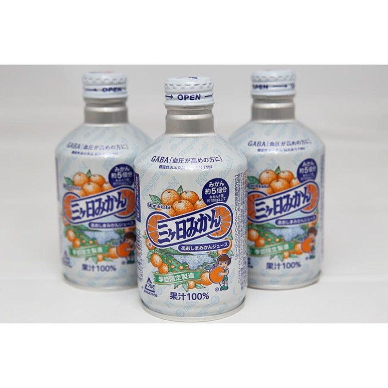 Mikkabi Aoshima Mandarin Juice 280g x 6 Cans