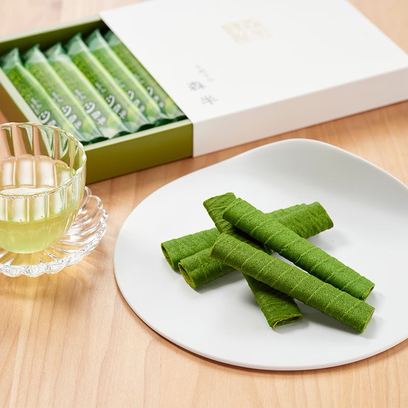 Morihan Matcha Crepe Rolls Kururu 10 Pieces