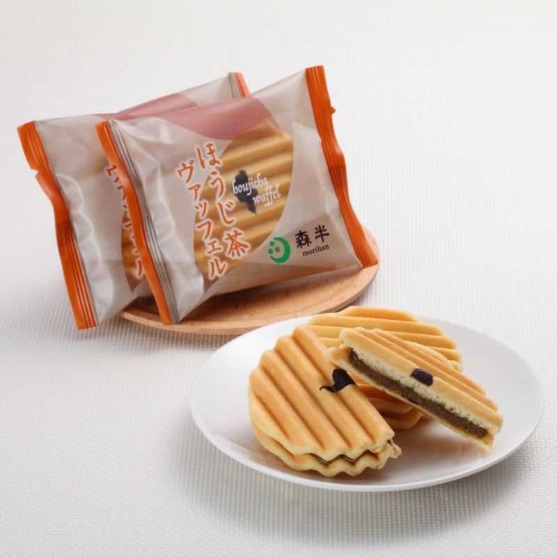 Morihan Hojicha Cream Wafer Cookies 10 Pieces