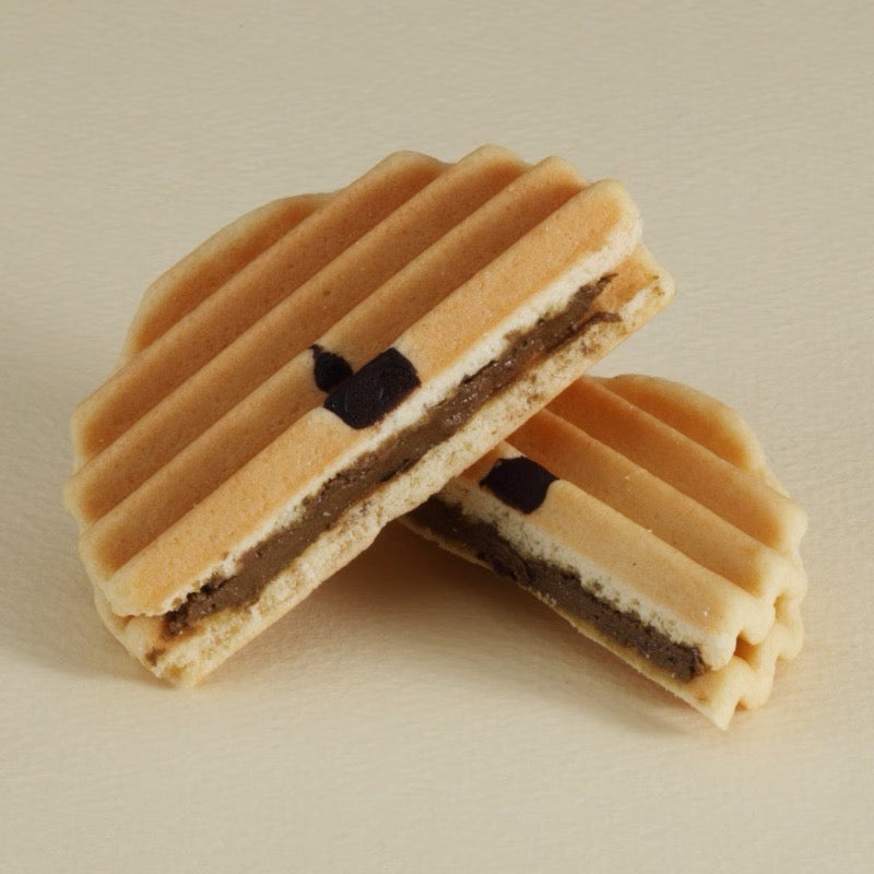 Morihan Hojicha Cream Wafer Cookies 10 Pieces