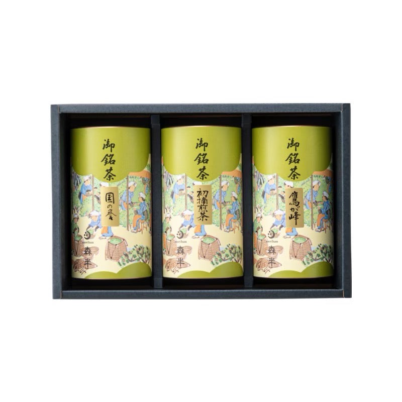 Morihan Uji Tea Assortment Gyokuro Sencha 3P