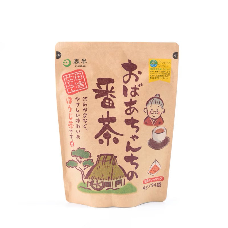 Morihan Grandma's Bancha 4g x 34 Tea Bags