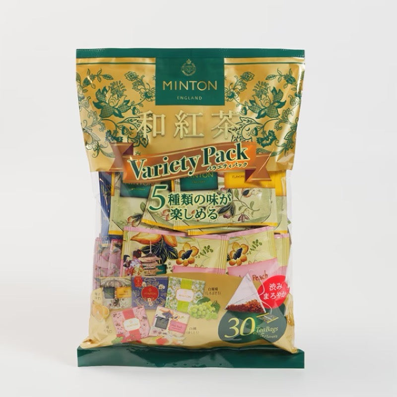 MINTON Black Tea 5 Flavors 2g x 30 Tea Bags