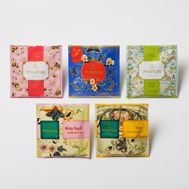 MINTON Black Tea 5 Flavors 2g x 30 Tea Bags