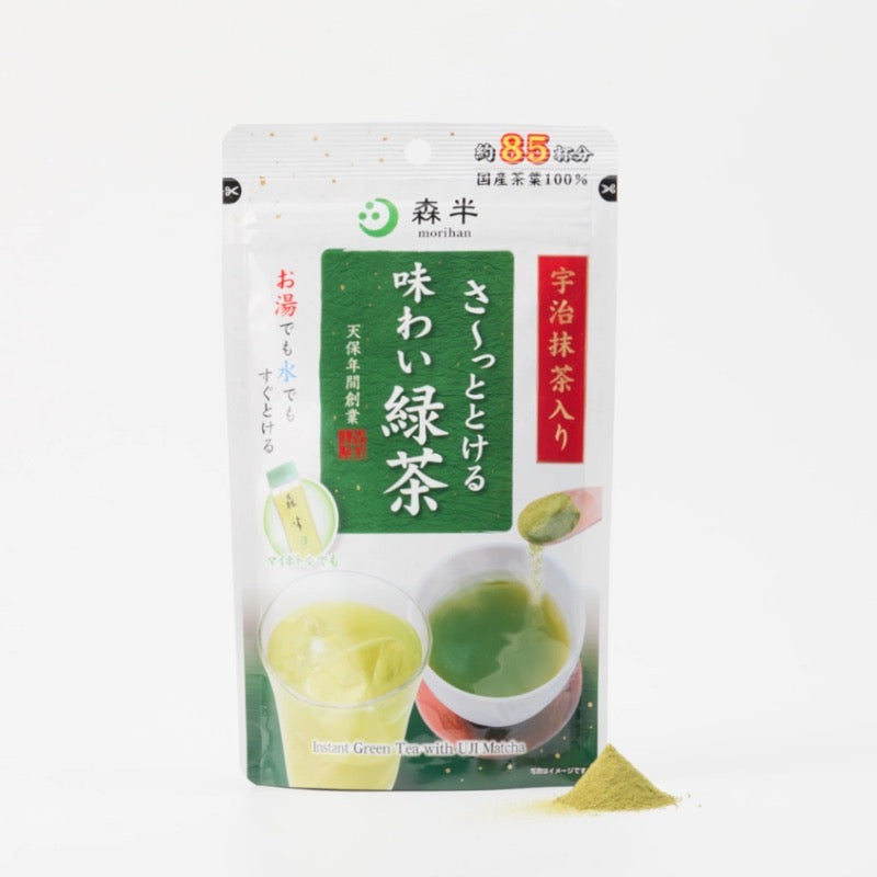 Morihan Instant Green Tea with Uji Matcha 70g