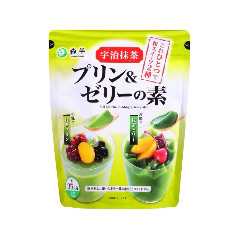 守半宇治抹茶布丁和果冻混合粉 500克
