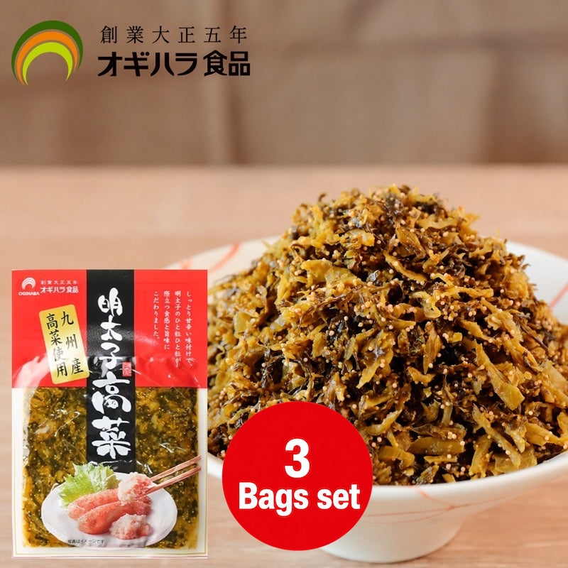 小木原明太子高菜芥菜 80克 x 3包
