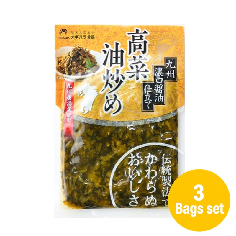 荻原麻油炒高菜 100g x3包