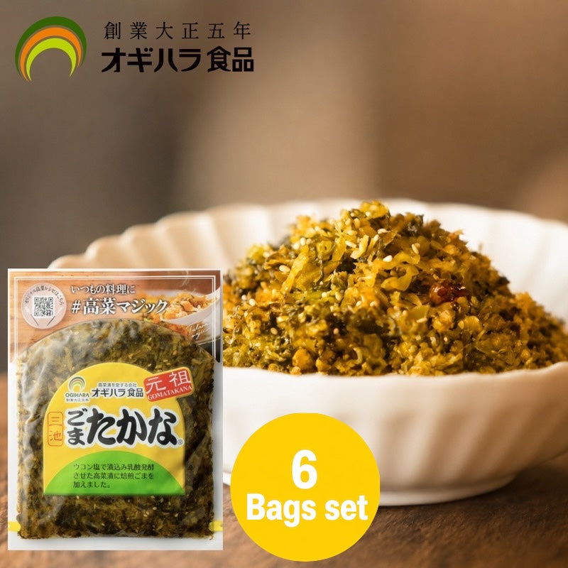 尾張屋 三池芝麻高菜 200g x 6包