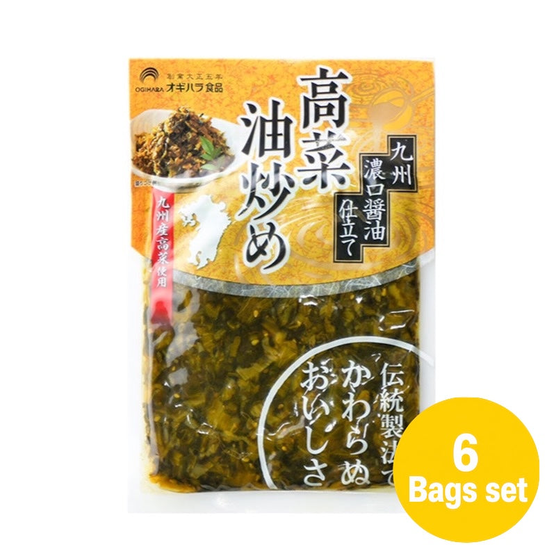 Ogihara Sesame Oil Stir-Fried Takana 100g x6Bags