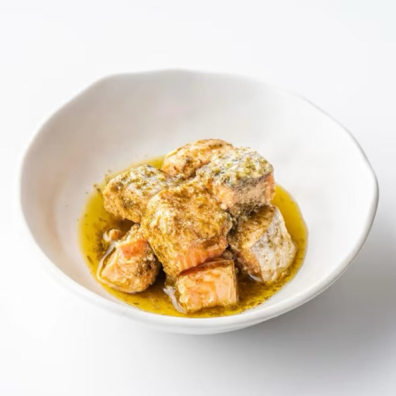 Otsuchi Magohachiro Salmon in Basil Olive Oil 95g