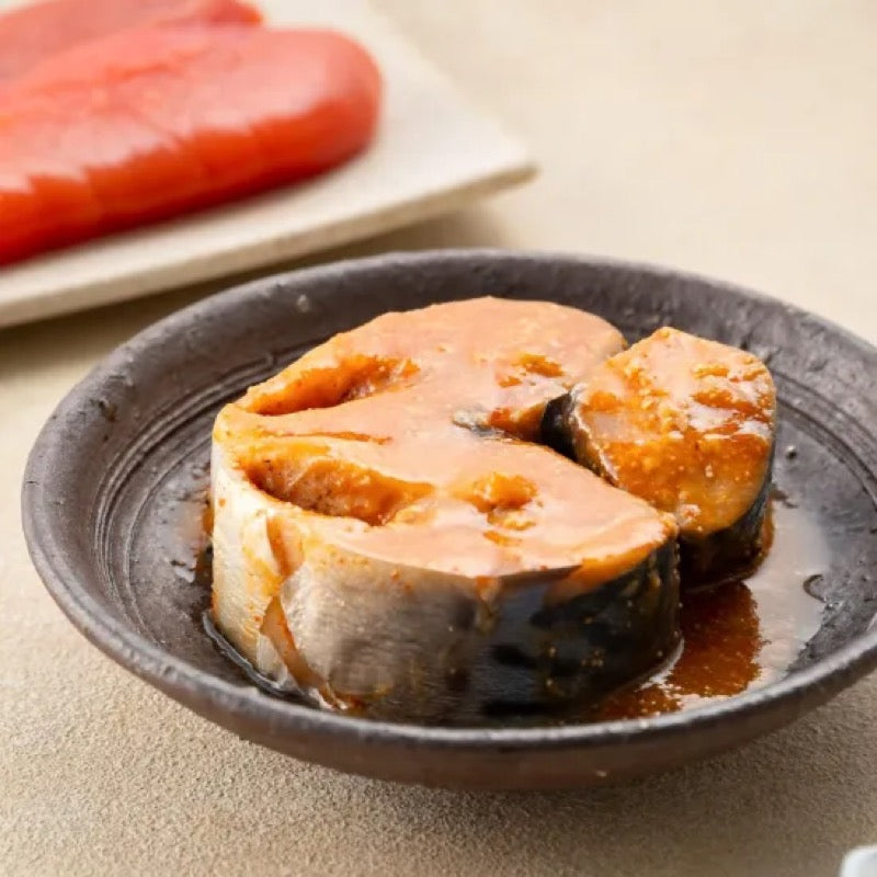Marunushi Canned Mackerel with Spicy Cod Roe 170g