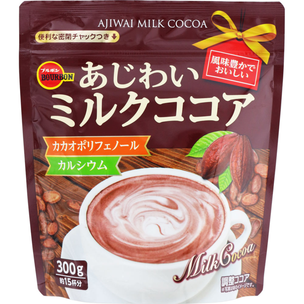 Bourbon Ajiwai Milk Cocoa 300g x 1 bag