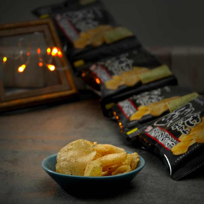 Calbee Hard Potato Black Pepper Pucci 4 60g