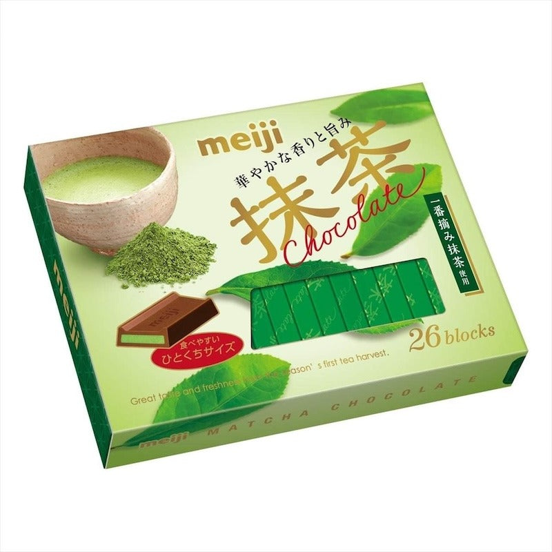 Meiji Matcha Chocolate BOX (26 pieces)