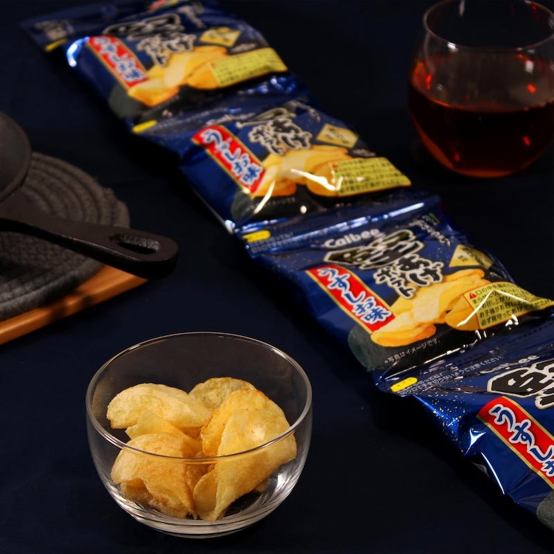 Calbee Hard Potato Ushio Taste Pucci 1x4 60g