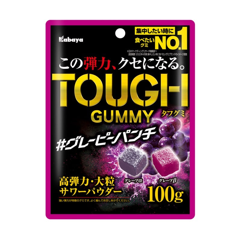 Kabaya Tough Gummy Grapey Punch 100g x 1 bag – FOOD COME COME