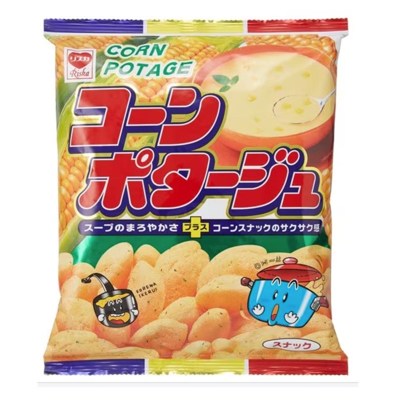 RISKA Corn Potage Snack L size 75g [Snack]