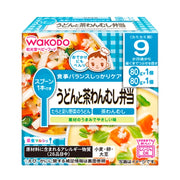Wakodo Nutrition Marche 乌冬面和鸡蛋蒸便当 80g（2 包）