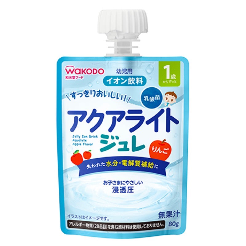 Wakodo 我的 Juled 饮料 Aqualite 苹果味 1岁以上 80g
