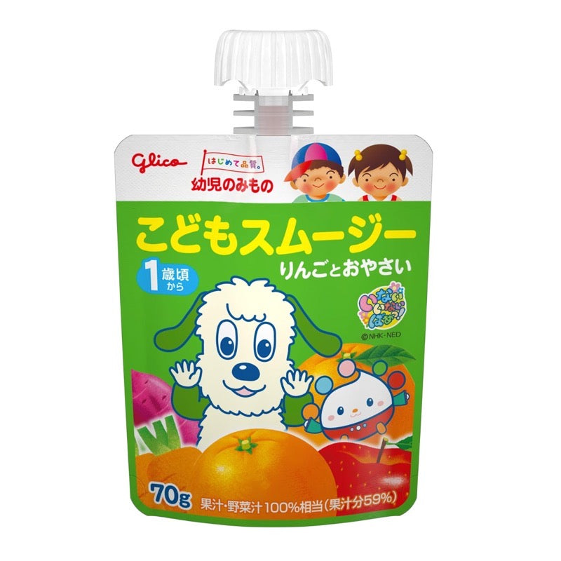 Glico Kids Smoothie Drink Apple & Vegetable 70g