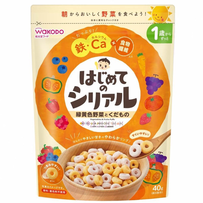 和光堂 蔬菜水果小泡芙 40克