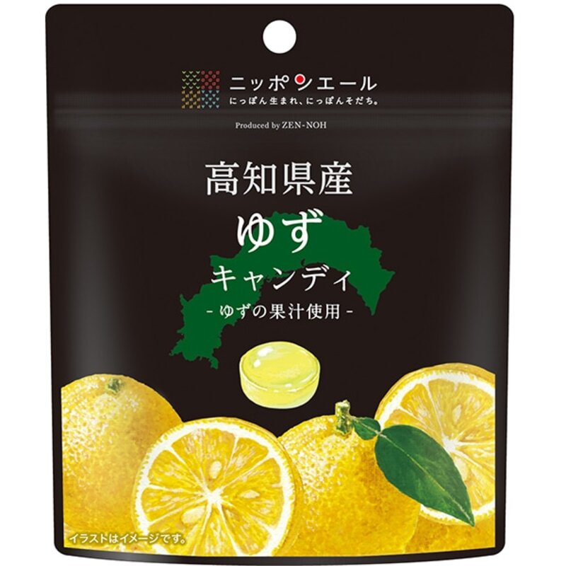 JA Zennoh Nippon Ale Yuzu Candy from Kochi Prefecture 30g