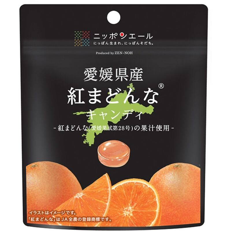 JA全能日本啤酒 紅麥當娜糖果 愛媛郡產 30克