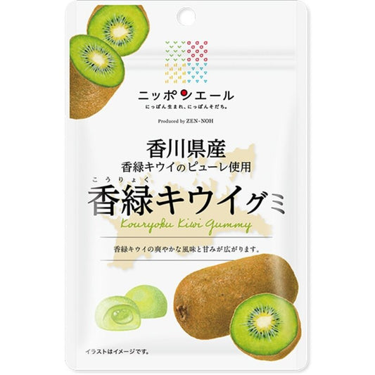 JA ZEN-NOH Nippon Ale Kagawa Prefecture Kaoroku Kiwi Gummy 40g