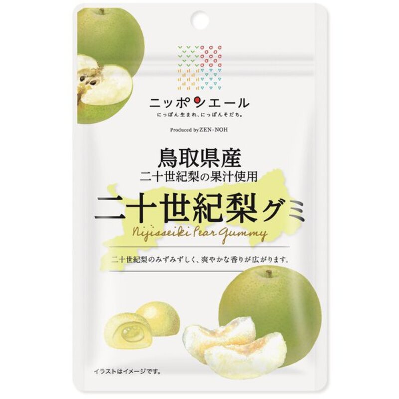 JA Zennoh Nippon Ale Tottori Prefecture Nijisseiki Pear Gummy 40g