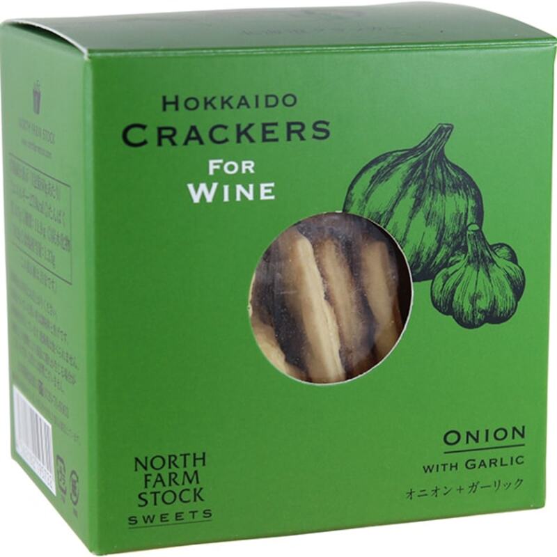 NORTH FARM STOCK Hokkaido crackers (onion + garlic) 55g