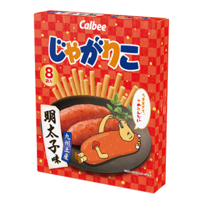 Kyushu limited Jagariko mentaiko flavor 8 bags