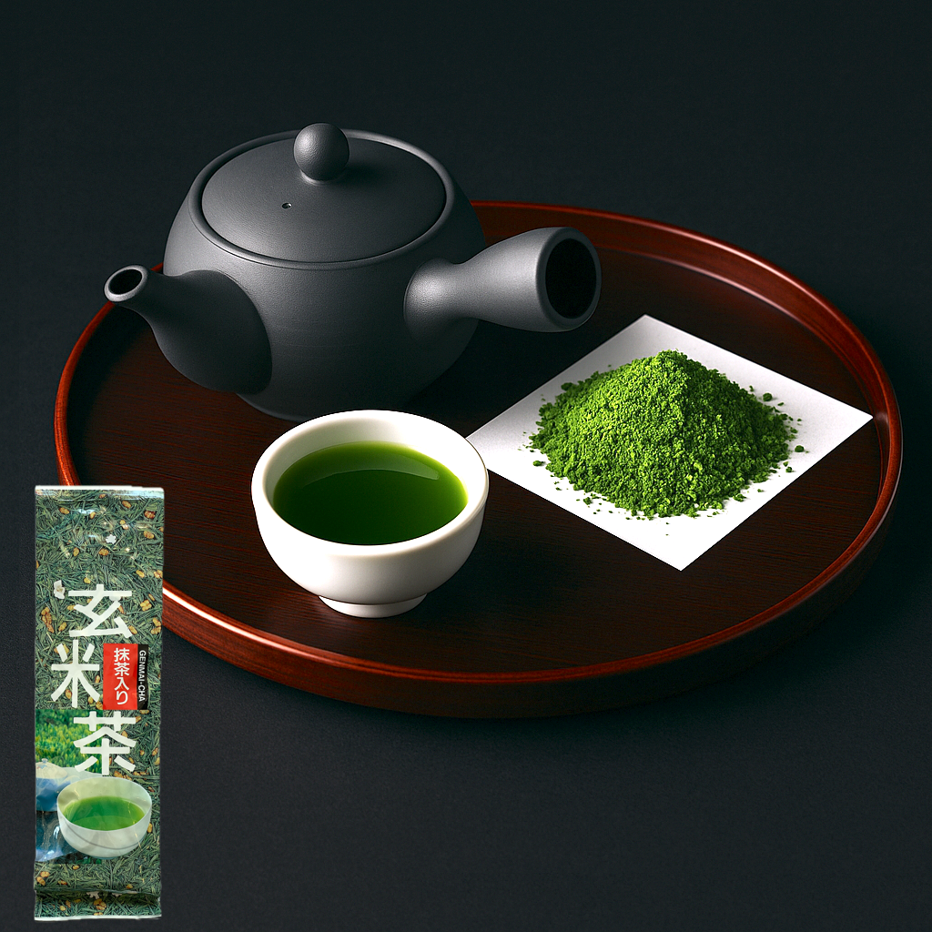 大友农场 玄米茶抹茶 150g