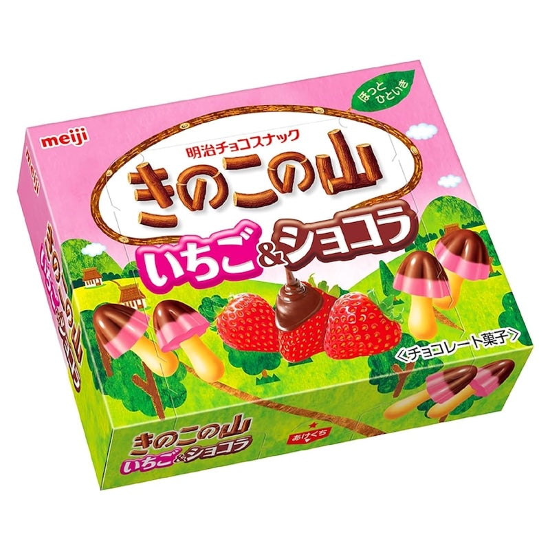 Kinoko no Yama Strawberry & Chocolate 64g
