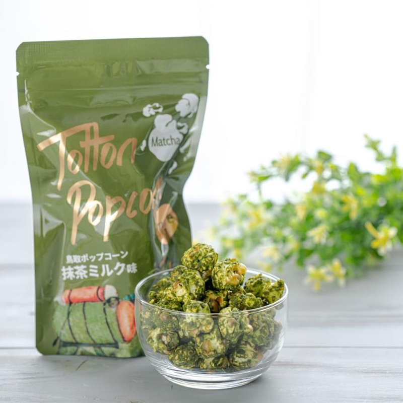 OKAWARI POPCORN Matcha Milk flavor