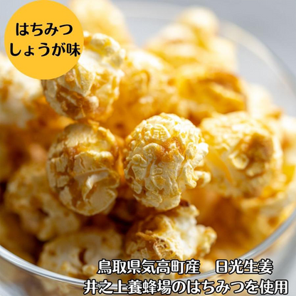 OKAWARI POPCORN 5 flavor set(Luxury Milk,Bamboo charcoal milk,Strawberry Milk,Honey Ginger,Daisen soy milk black sesame)