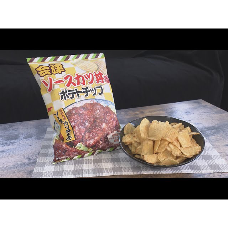 Aizu sauce katsudon style potato chips 120g